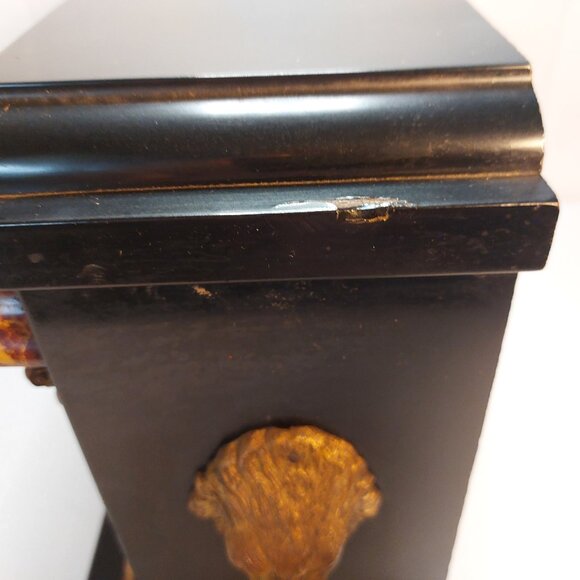 Vtg 1920s  "Longfellow" 8 Day Mantle Clock ~ Runs and has key and Pendulum - Picture 3 of 11